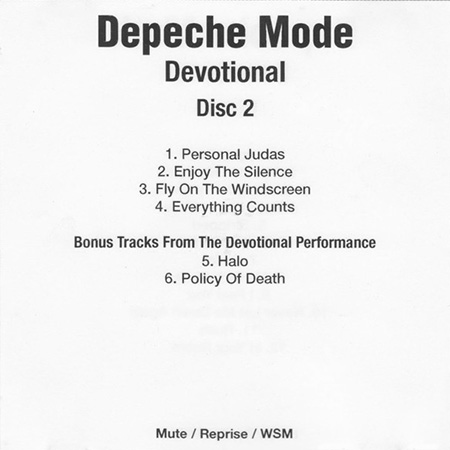 Depeche Mode – Devotional Depeche Mode – Devotional