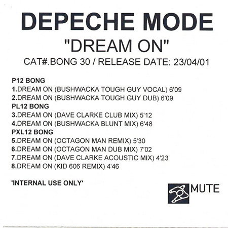 Depeche Mode – Dream On