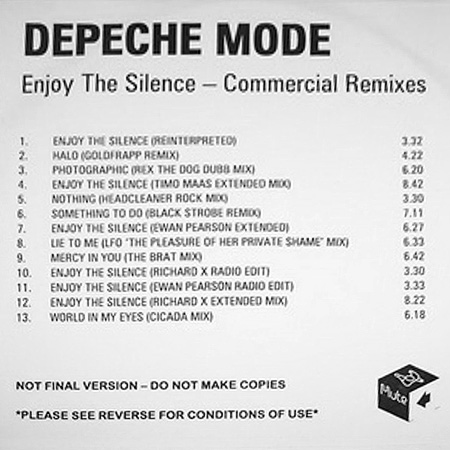 Depeche Mode – Enjoy The Silence 04