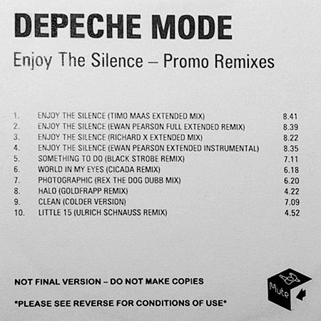 Depeche Mode – Enjoy The Silence 04