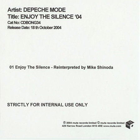 Depeche Mode – Enjoy The Silence 04