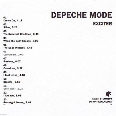 Depeche Mode – Exciter