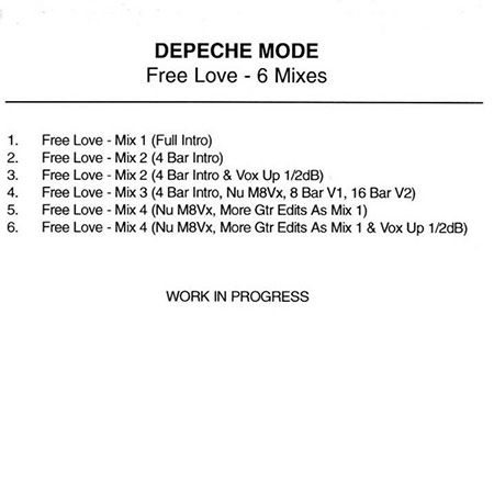 Depeche Mode – Freelove