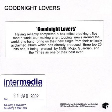 Depeche Mode – Goodnight Lovers