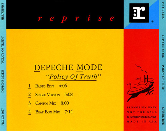 Depeche Mode – Policy Of Truth