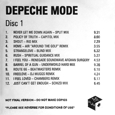 Depeche Mode – Remixes 81–04