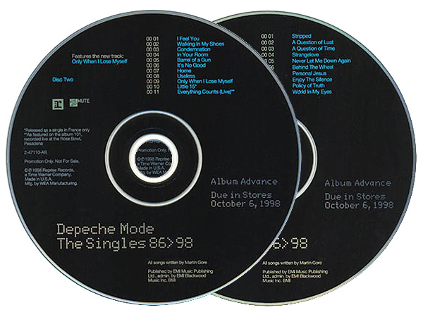 Depeche Mode – The Singles 86>98