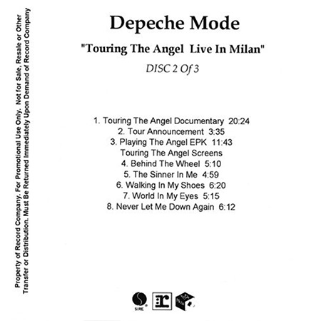 Depeche Mode – Touring The Angel Live In Milan