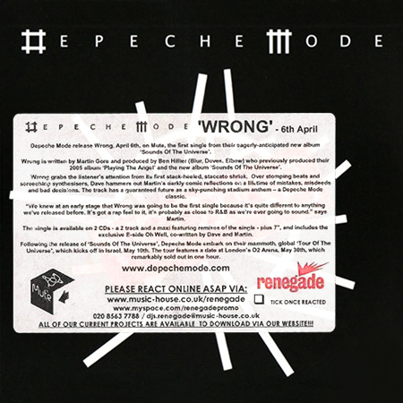 Depeche Mode – Wrong